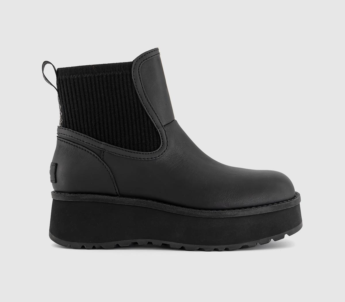 UGGCityfunc Chelsea Leather BootsBlack Leather