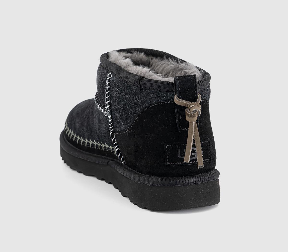 UGGClassic Ultra Mini Biarritz BootsBlack