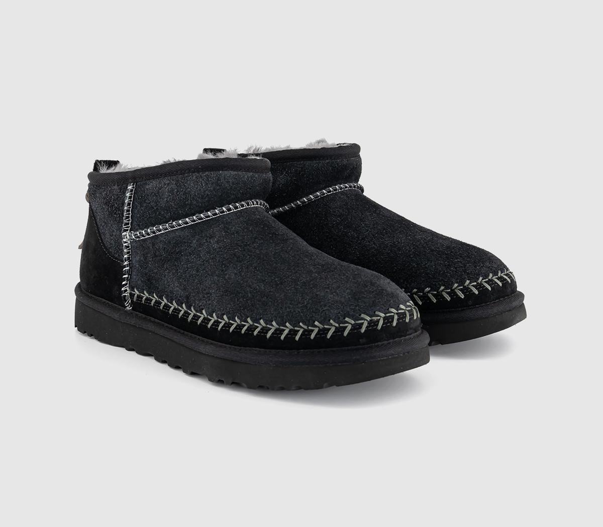 UGGClassic Ultra Mini Biarritz BootsBlack