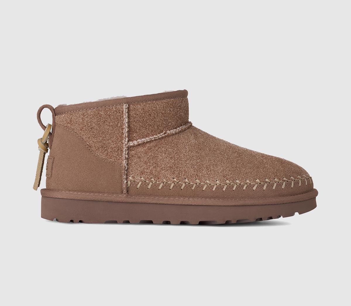 UGGClassic Ultra Mini Biarritz BootsRocky Oak