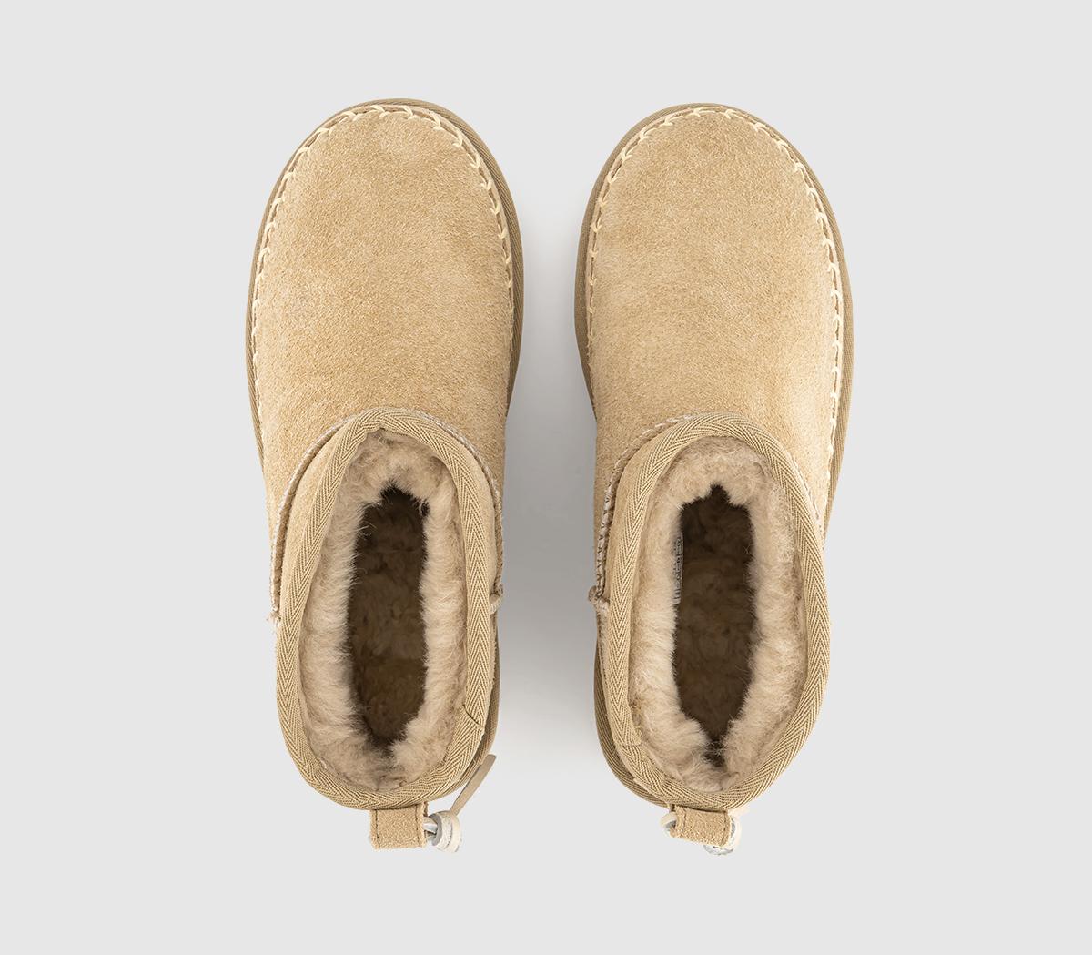 UGGClassic Ultra Mini Biarritz BootsMustard Seed