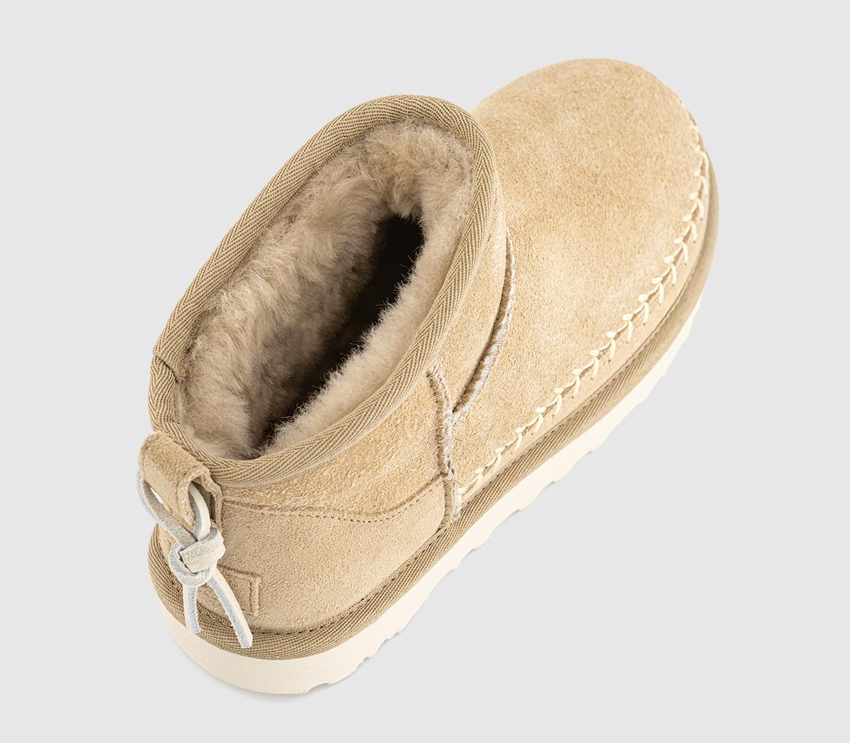 UGGClassic Ultra Mini Biarritz BootsMustard Seed