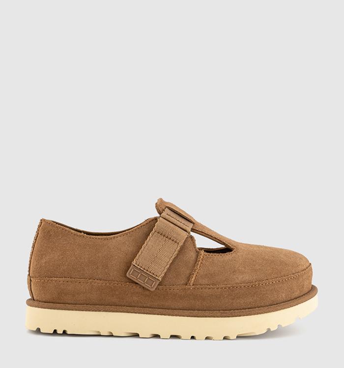 UGG Goldenstar Mary Janes Chestnut