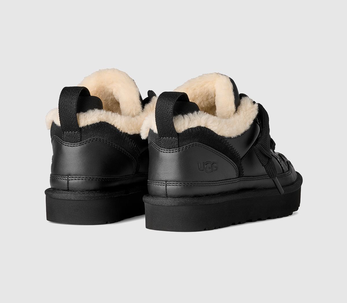 UGGLowmel Leather TrainersBlack