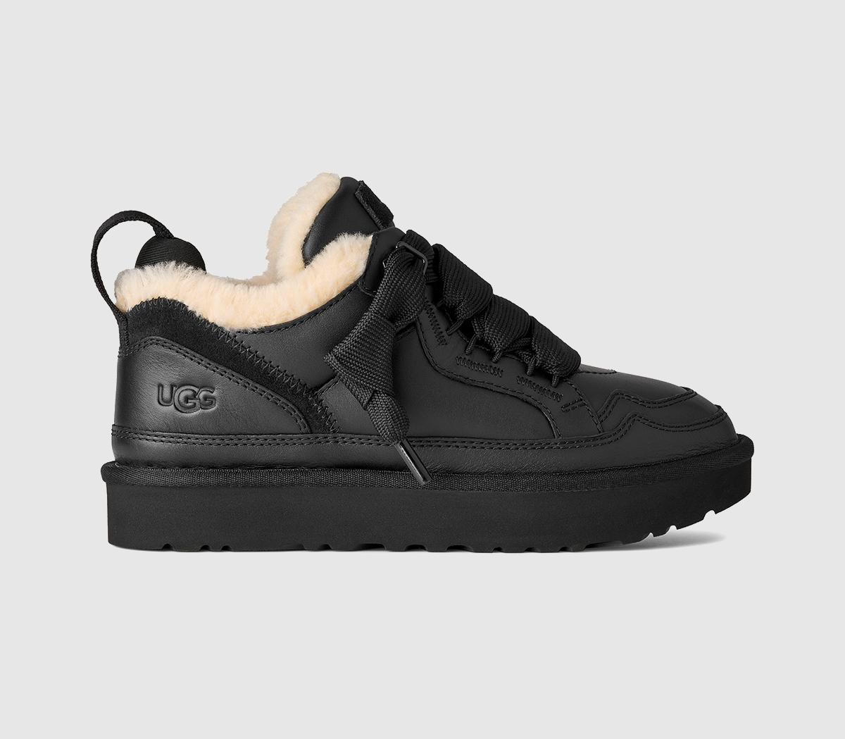 UGGLowmel Leather TrainersBlack