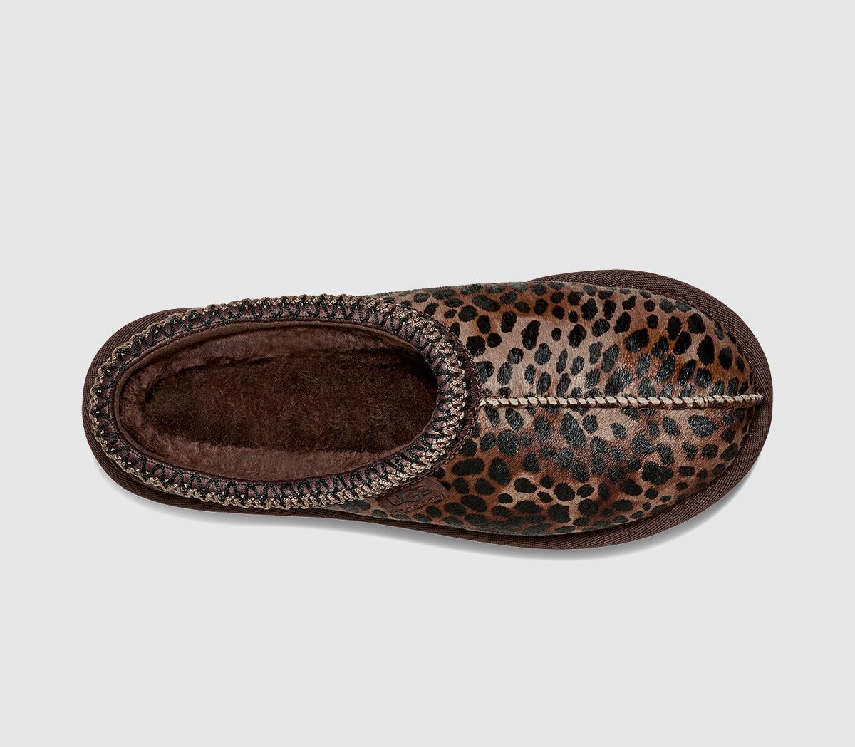 UGGTasman II SlippersLeopard Caspian Burnt Cedar