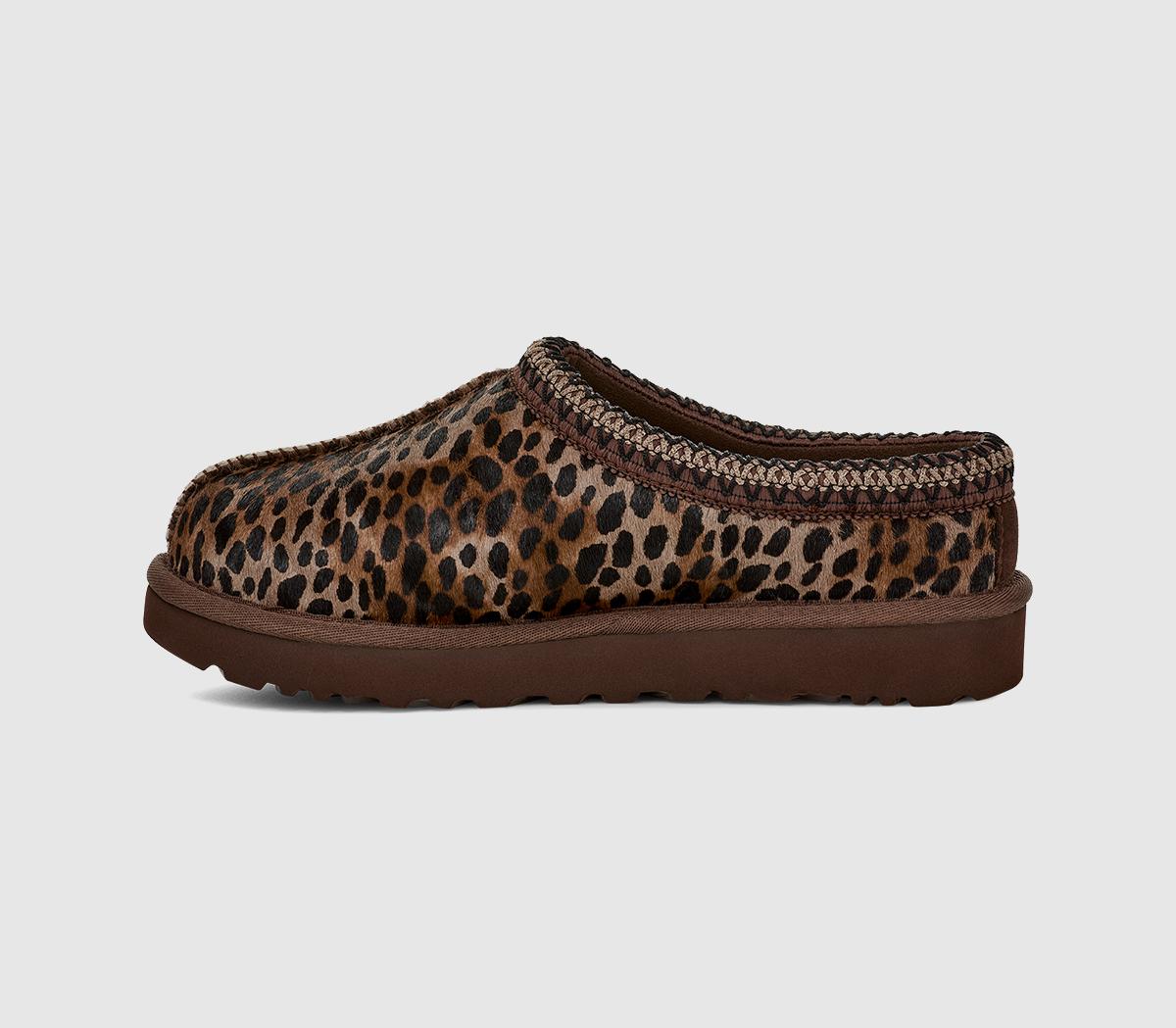 UGGTasman II SlippersLeopard Caspian Burnt Cedar