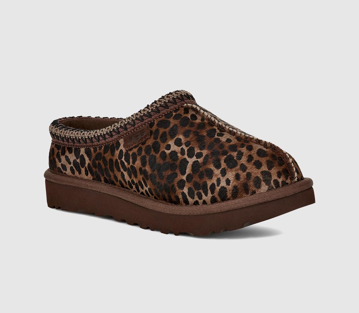UGGTasman II SlippersLeopard Caspian Burnt Cedar