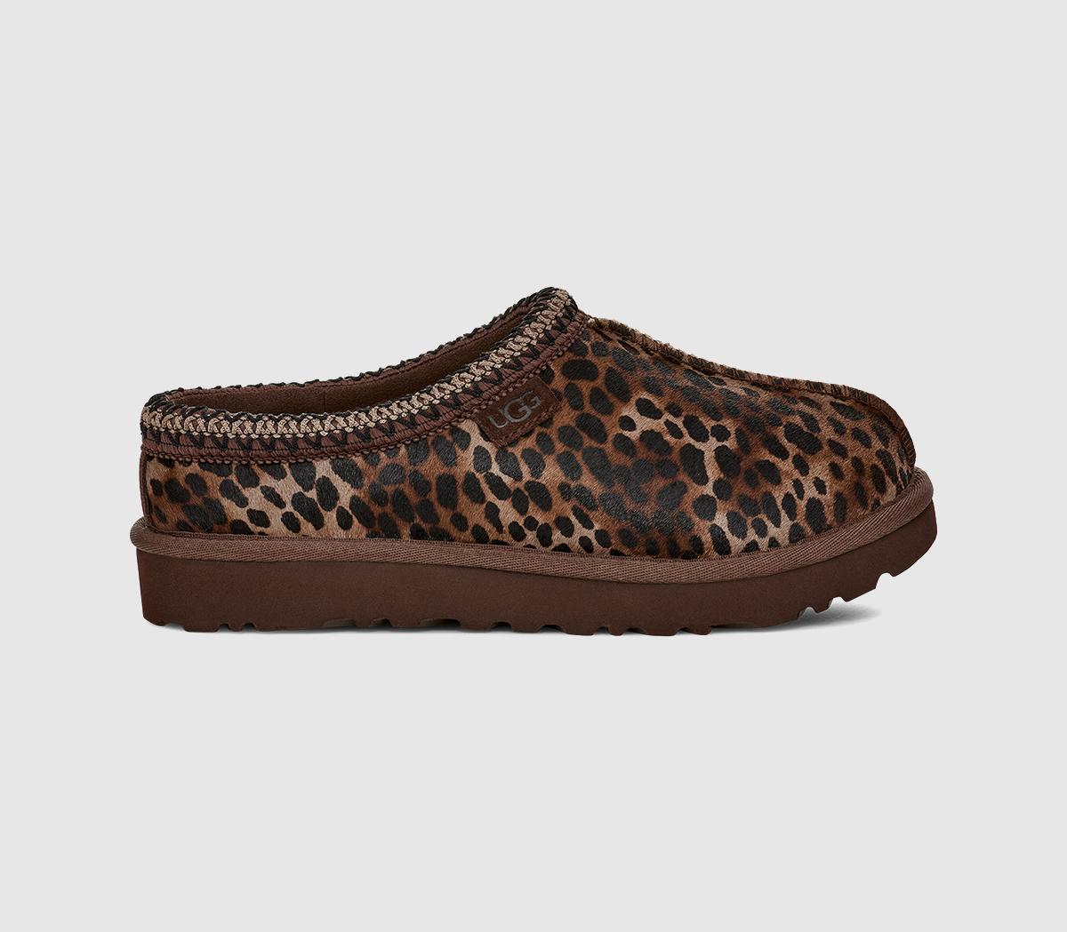 UGGTasman II SlippersLeopard Caspian Burnt Cedar