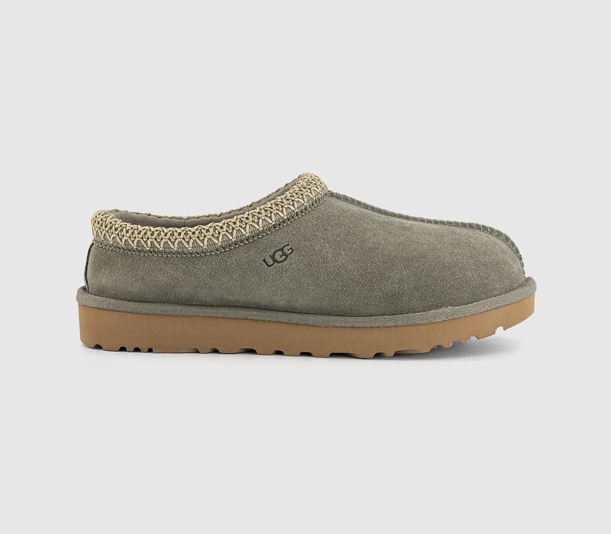 UGG Tasman II Slippers Moss Green - Flat Shoes for Women