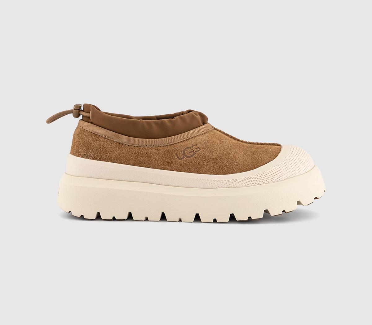 Ugg Tasman Weather Hybrid Boots Chestnut Whitecap  Natural in Women's Size 8, Office Shoes