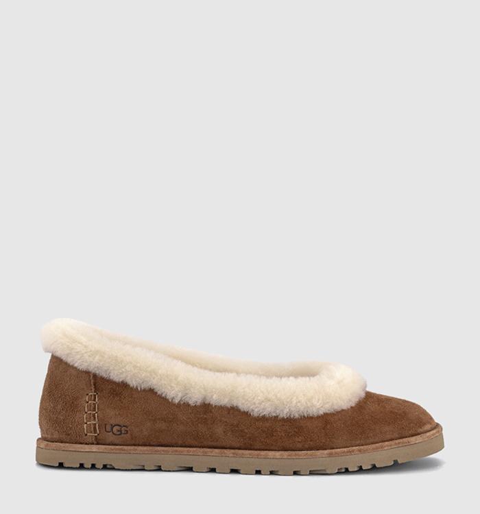 UGG Zora Ballet Flats Chestnut
