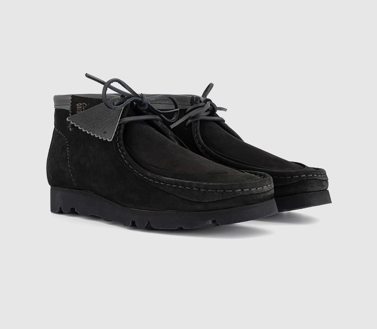 Clarks Originals Invincible Wallabee Shoes Black - Men's Casual Shoes