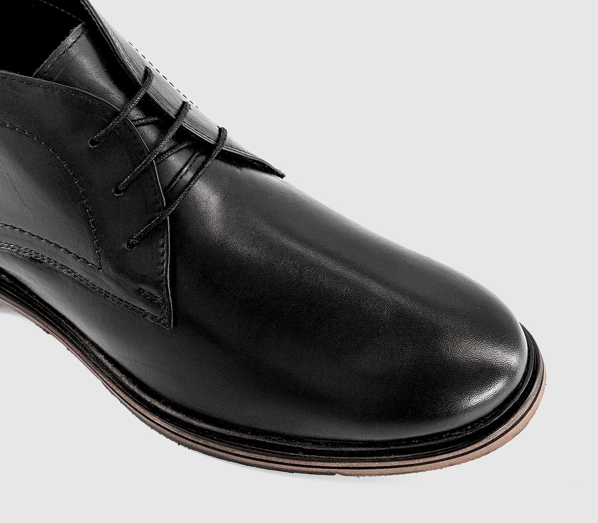OFFICEBarnaby Smart Chukka BootsBlack Leather