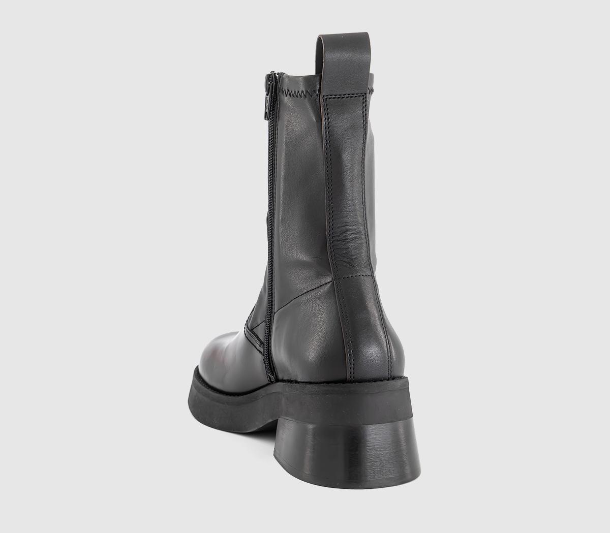 MiistaOliana BootsBlack Burgandy