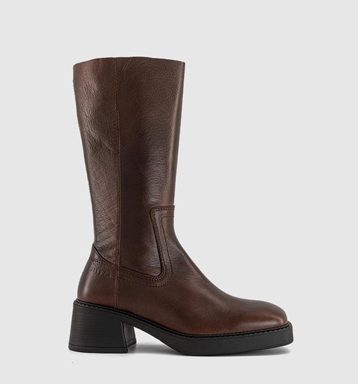 Miista Marlies Boots Brown Brush Off