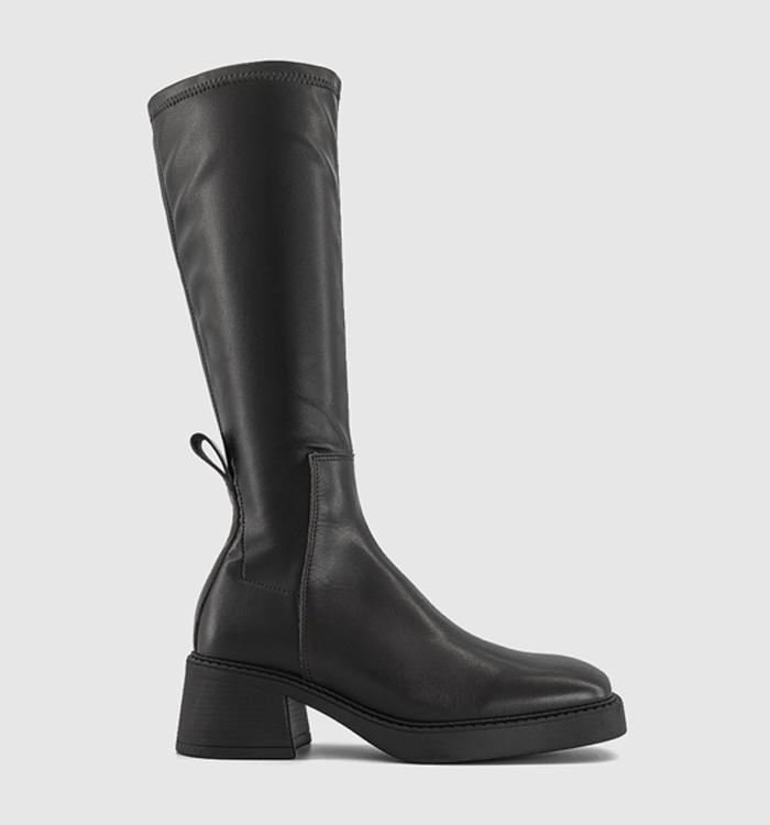 Miista Margit Tall Boots Brown Black