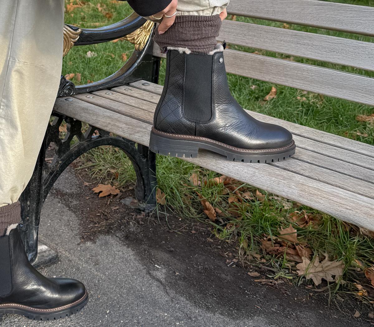 BarbourEvie Warm Lined Chelsea BootsBlack