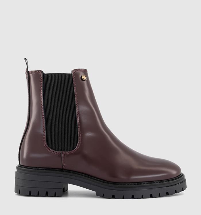 Barbour Marla Chelsea Boots Cherry Glace