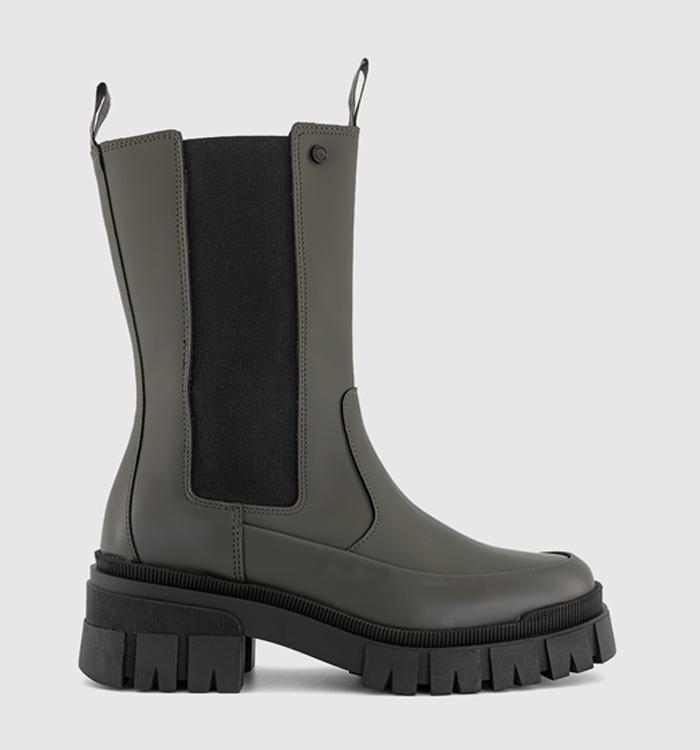 Barbour Sidneigh Chelsea Boots Olive
