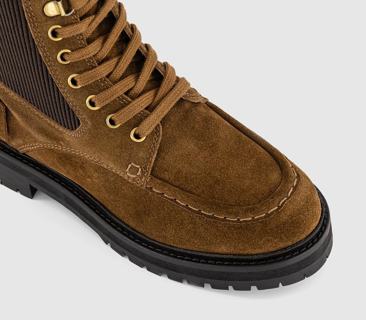BarbourLeonie Lace Up BootsTobacco Suede