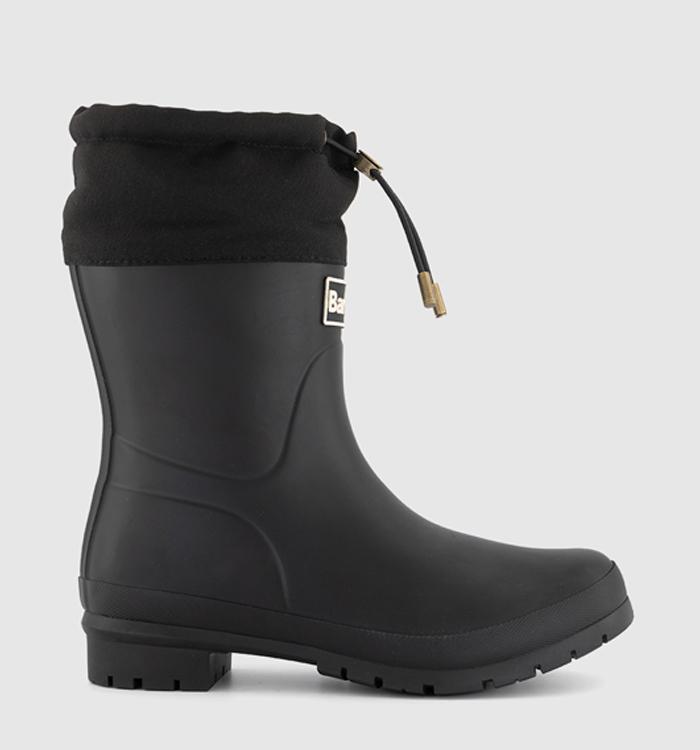 Barbour Mowbray Mid Welly Boots Black