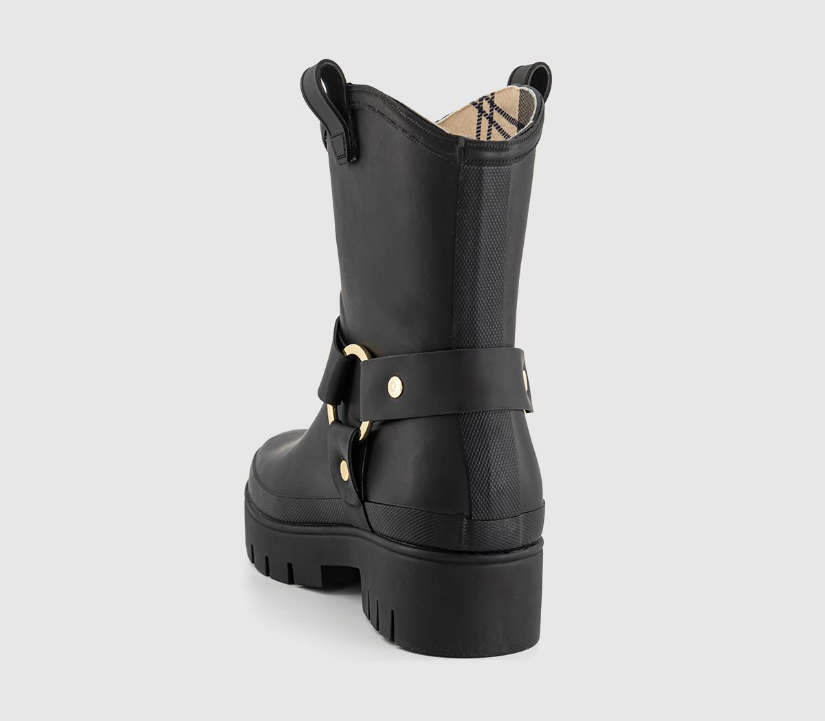 BarbourElley Harness Welly BootsBlack