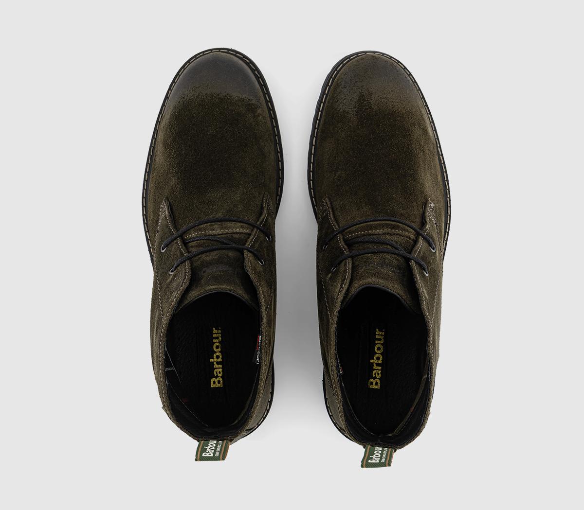 BarbourMaxwell Chukka BootsOiled Brown Suede