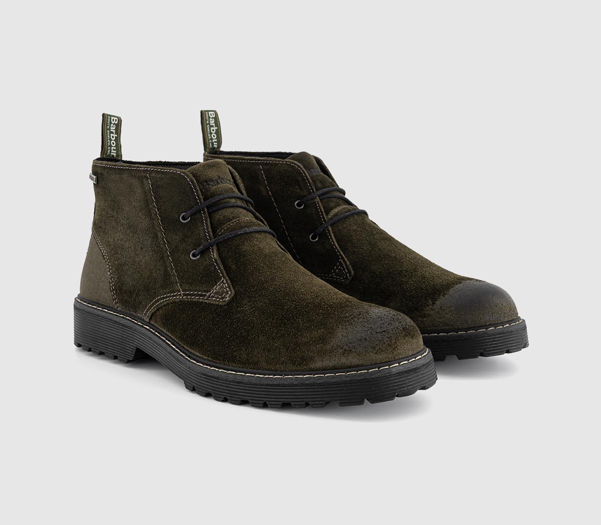 BarbourMaxwell Chukka BootsOiled Brown Suede