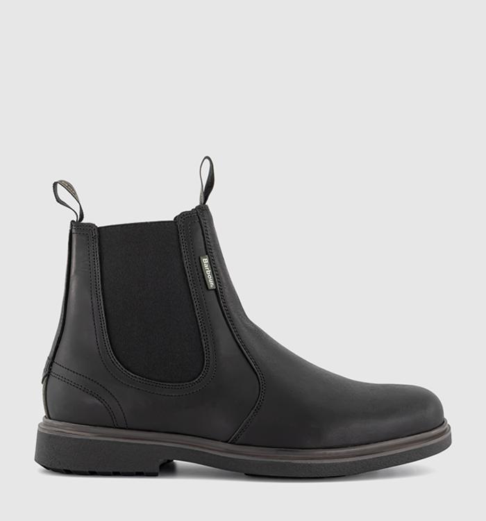 Barbour Hale Chelsea Boots Black