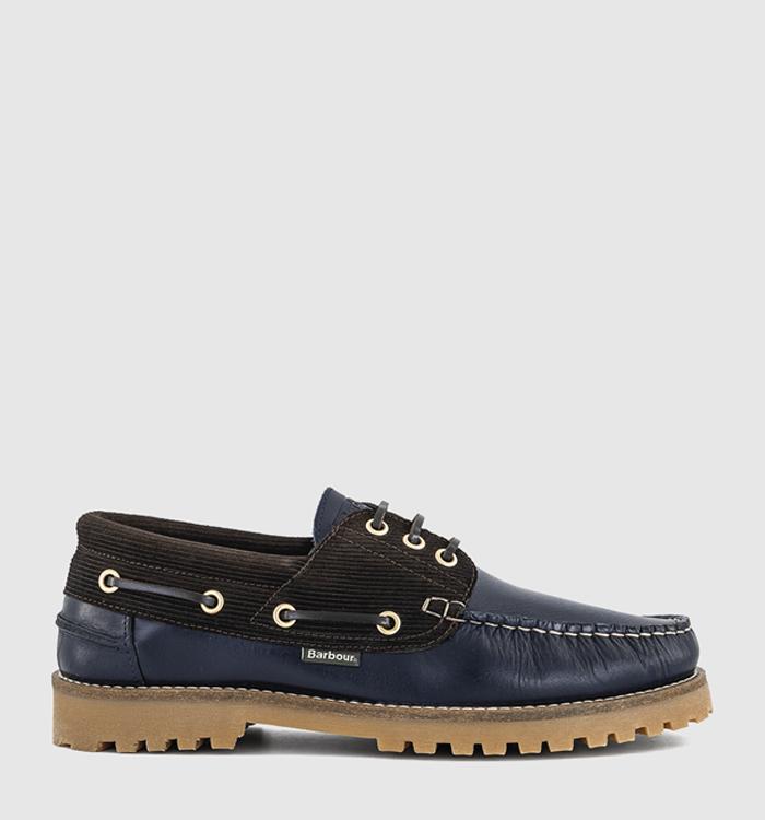 Barbour Deck Boat Shoes Navy