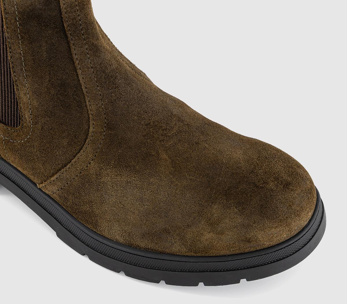 BarbourTurnbull Chelsea BootsOiled Olive Suede