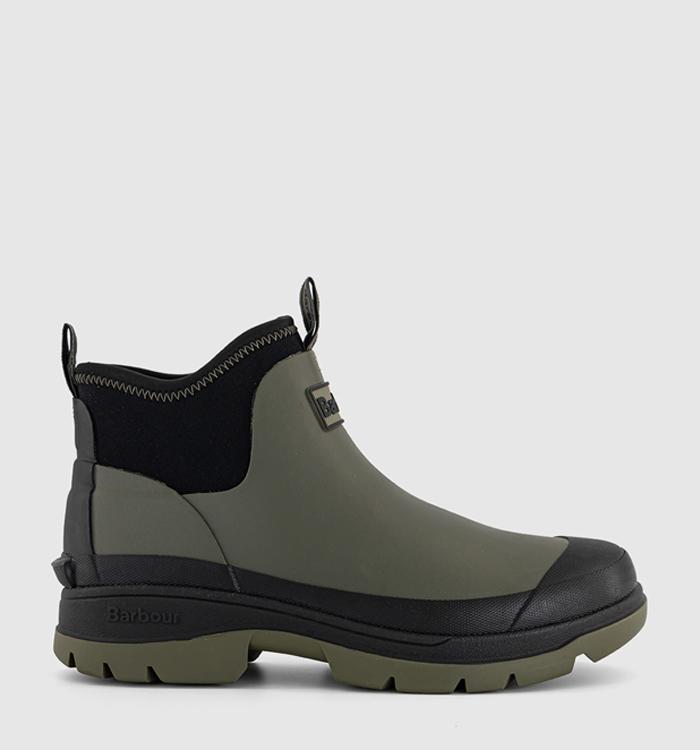 Barbour Ridge Welly Boots Uniform Green
