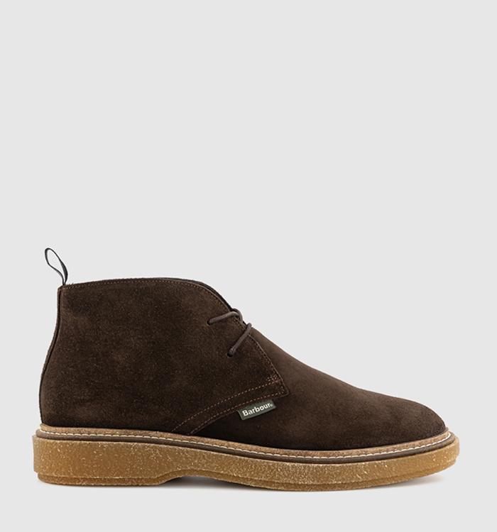 Barbour Blaine Chukka Boots Chocolate Suede