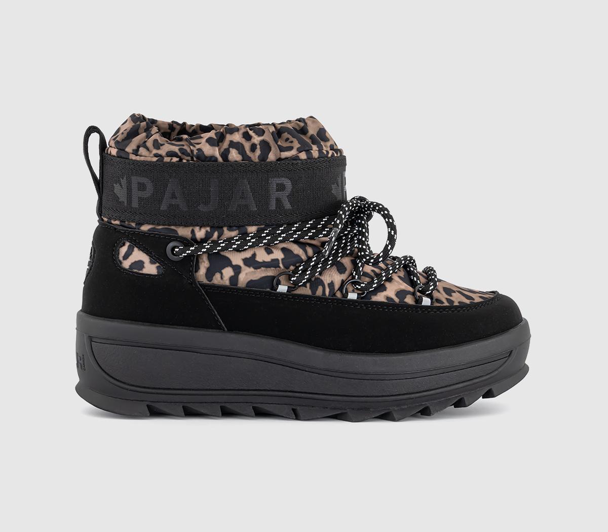 PAJARGalaxy Mini BootsBlack Leopard