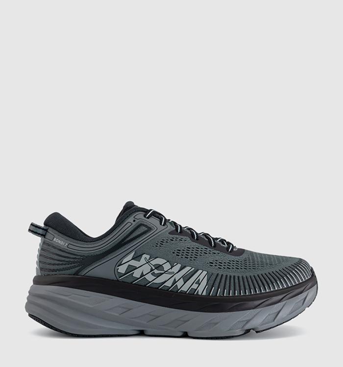 HOKA Bondi 7 Trainers Outer Orbit Satellite Grey