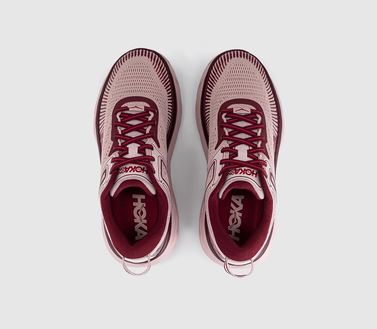 HOKABondi 7 TrainersPink Opal Varsity Burgundy