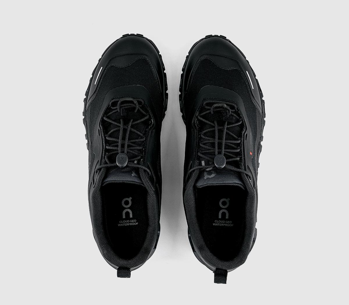 On Cloud 6 Geo Water Proof Trainers Black - ON Cloud