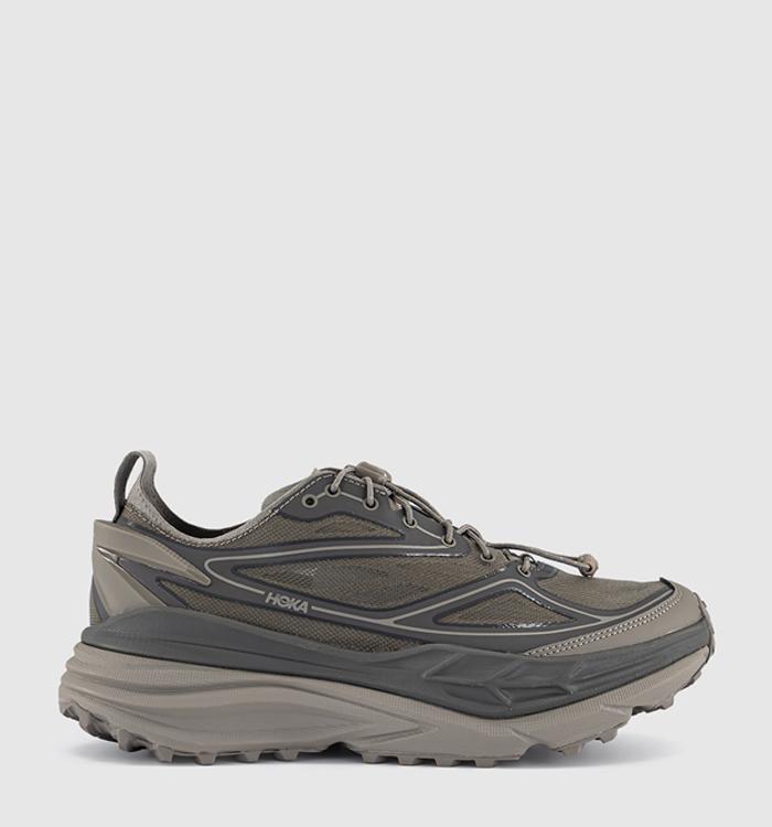 HOKA Stinson One 7 Trainers Light Roast Asphalt