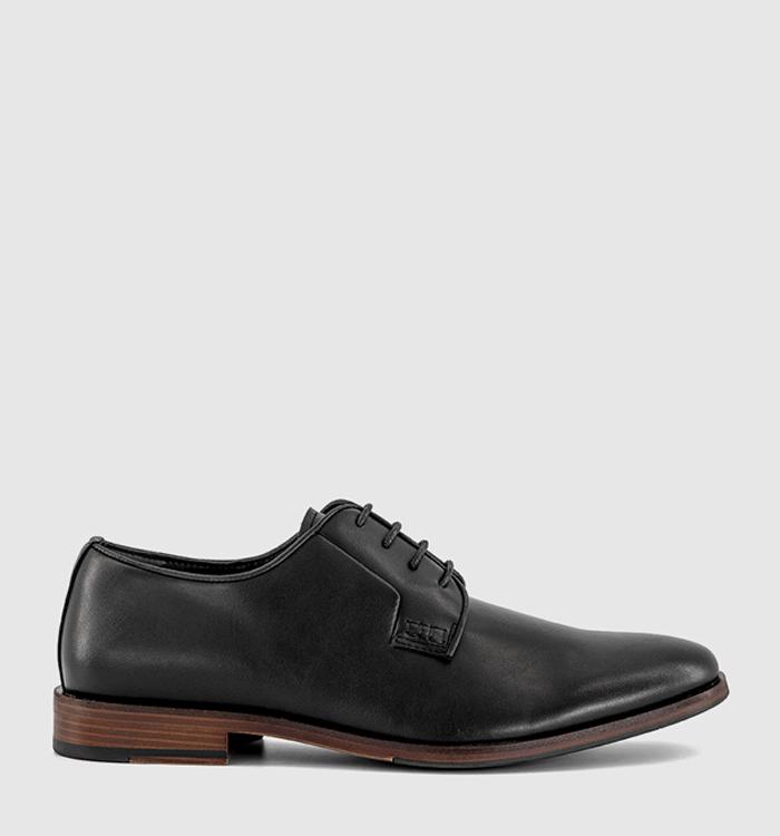 OFFICE Moreland Plain Toe Derby Shoes Black