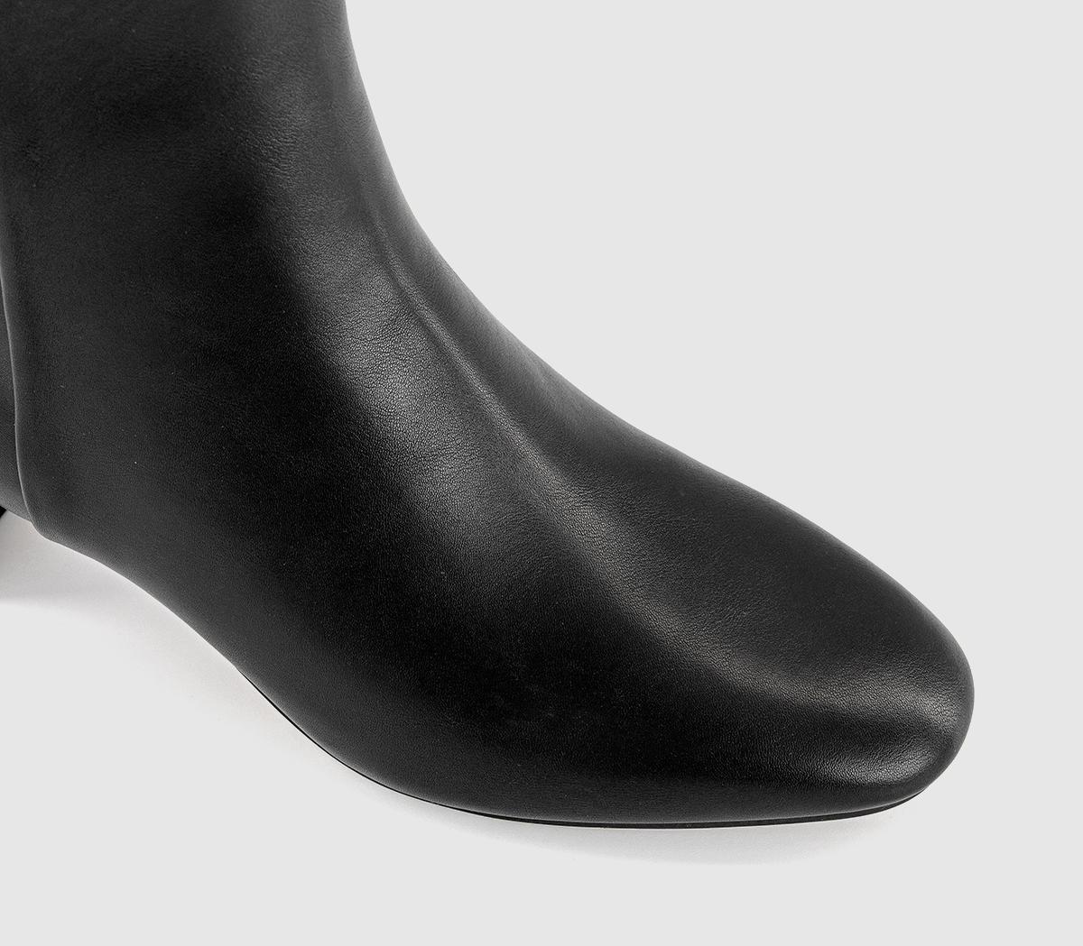 OFFICEAniston Block Heel Ankle BootsBlack