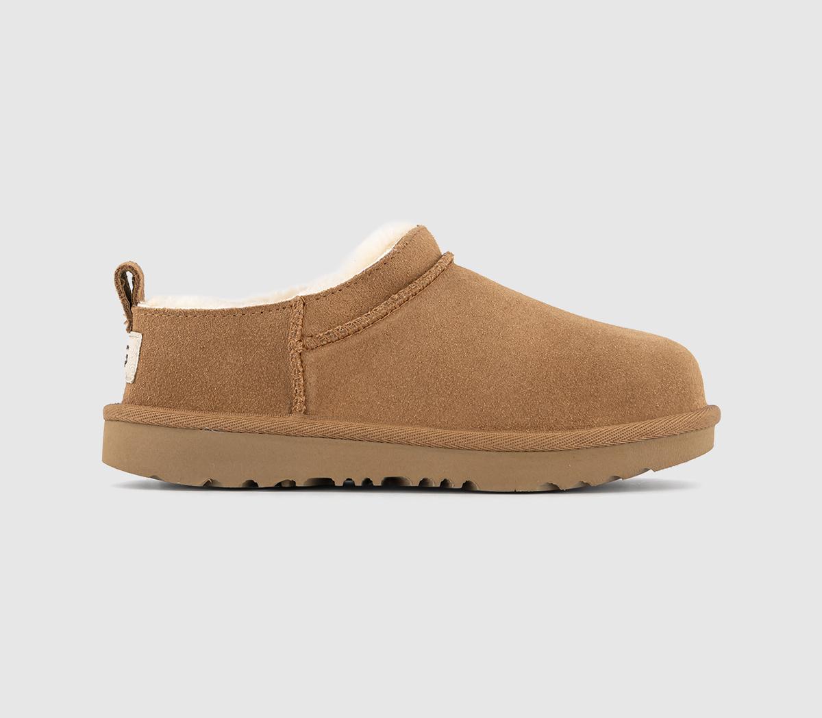 UGG 　Chestnut/Classic Micro_US6(230mm) UGG Classic Micro Chestnut – mini botki z naturalnej wełny i