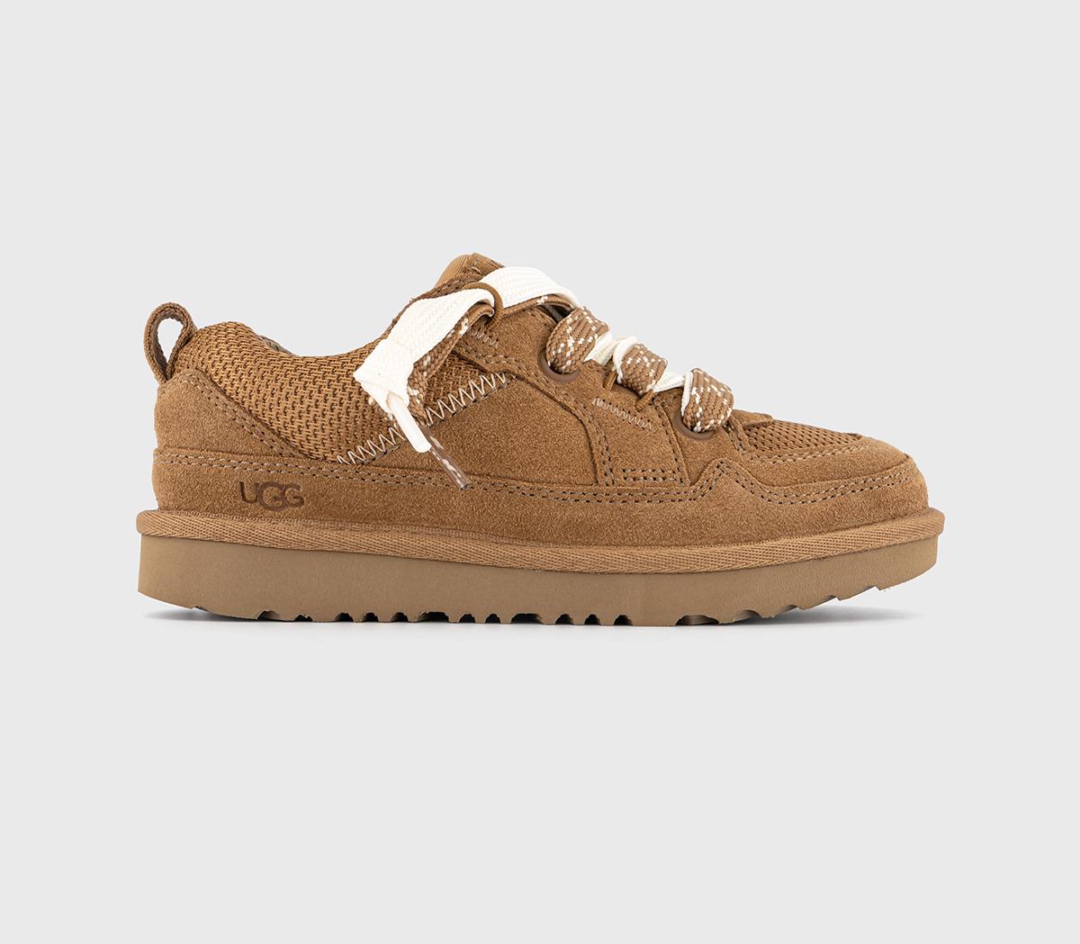 UGG Lo Lowmel Kids Trainers Chestnut - Kids