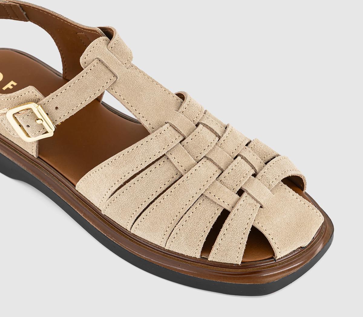 OFFICESuzie Fisherman SandalsBeige Suede