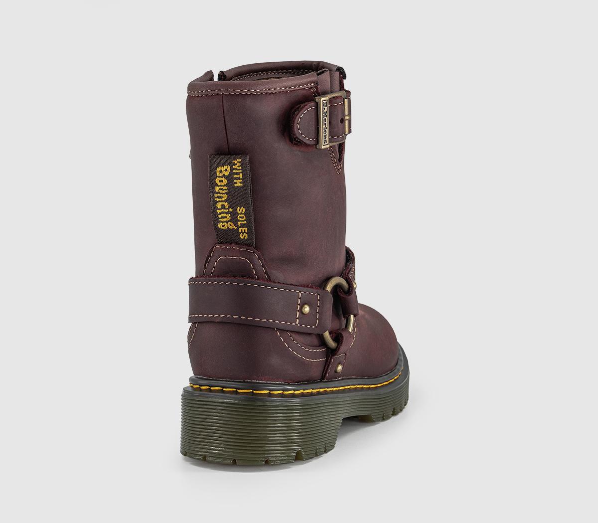 Dr. MartensGenaya Junior BootsDark Brown