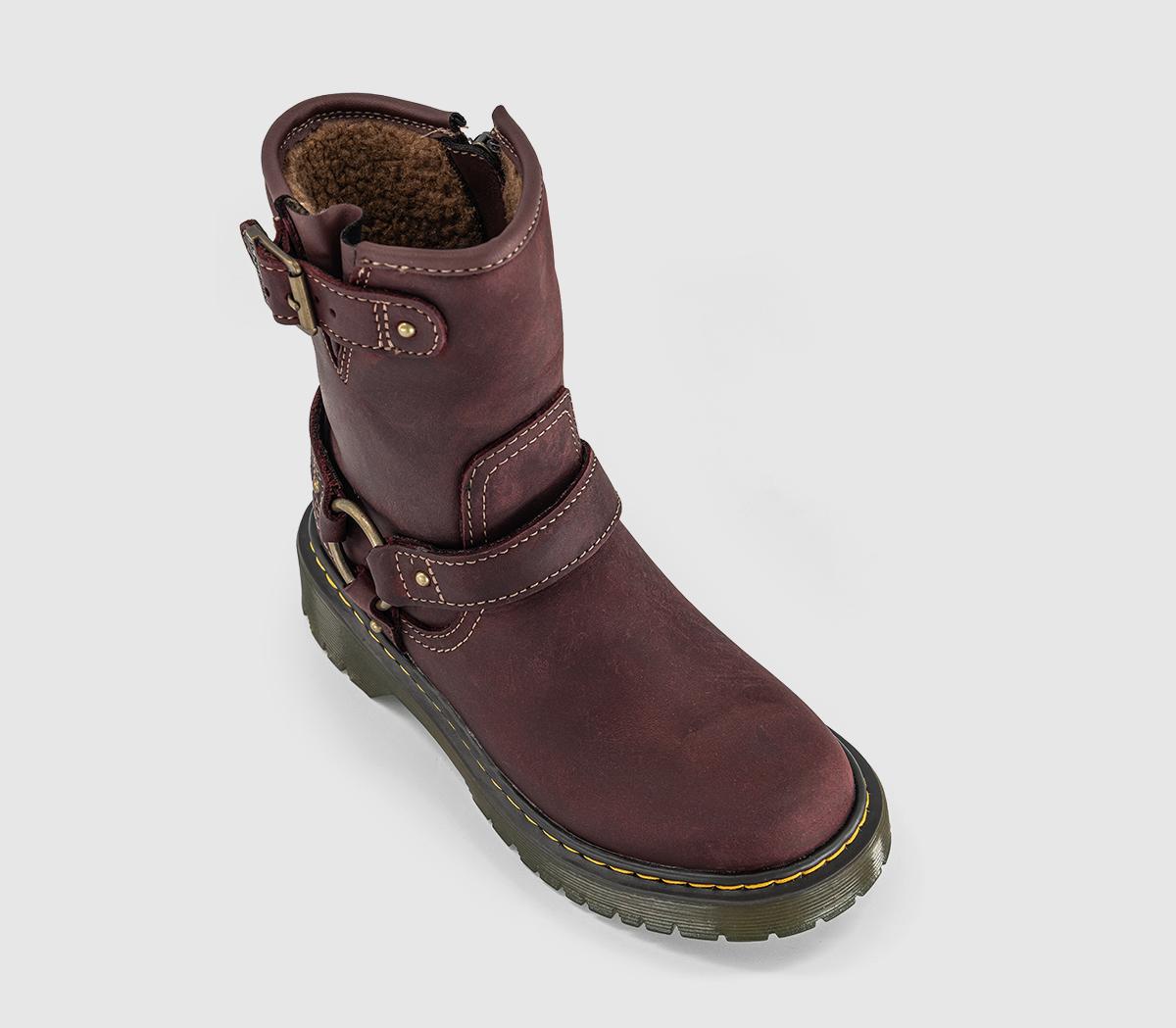 Dr. MartensGenaya Junior BootsDark Brown