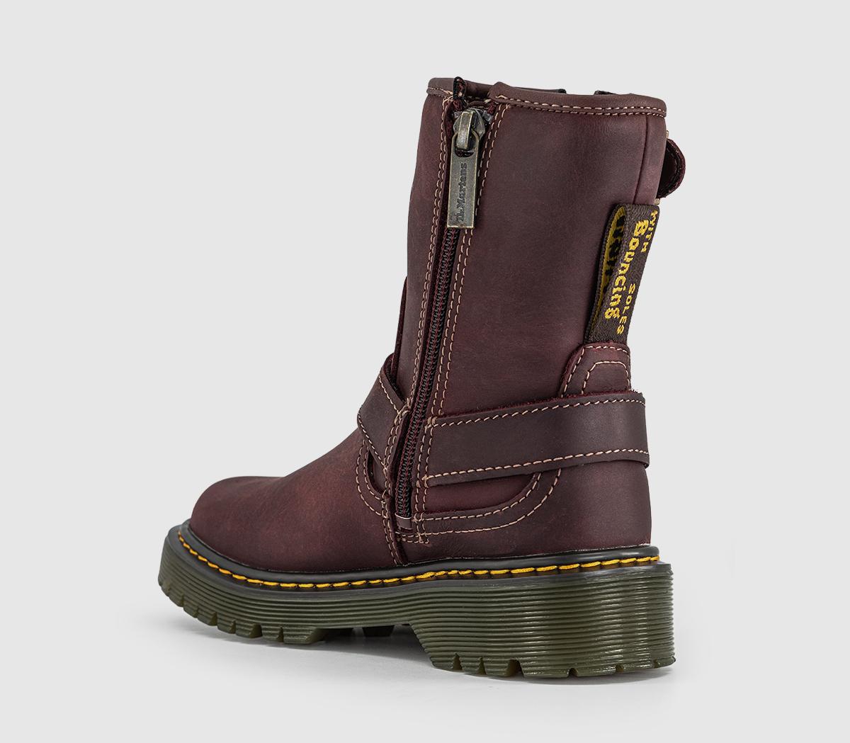 Dr. MartensGenaya Junior BootsDark Brown