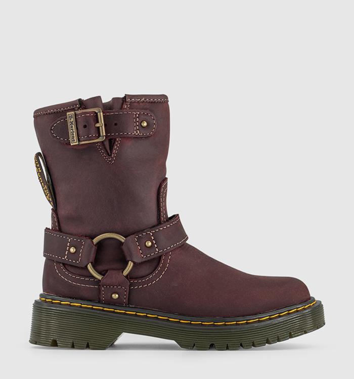Dr. Martens Genaya Junior Boots Dark Brown
