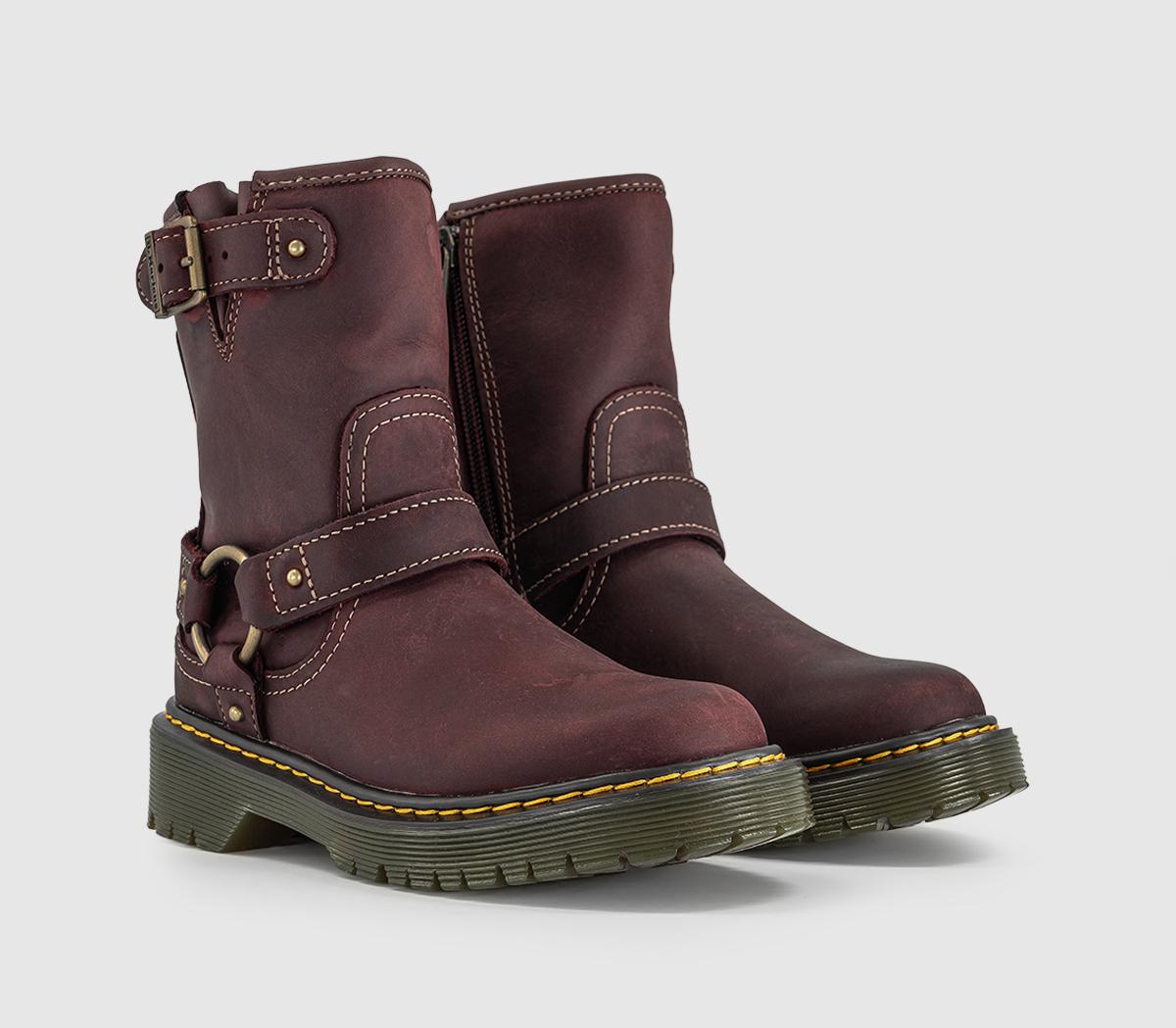 Dr. MartensGenaya Junior BootsDark Brown