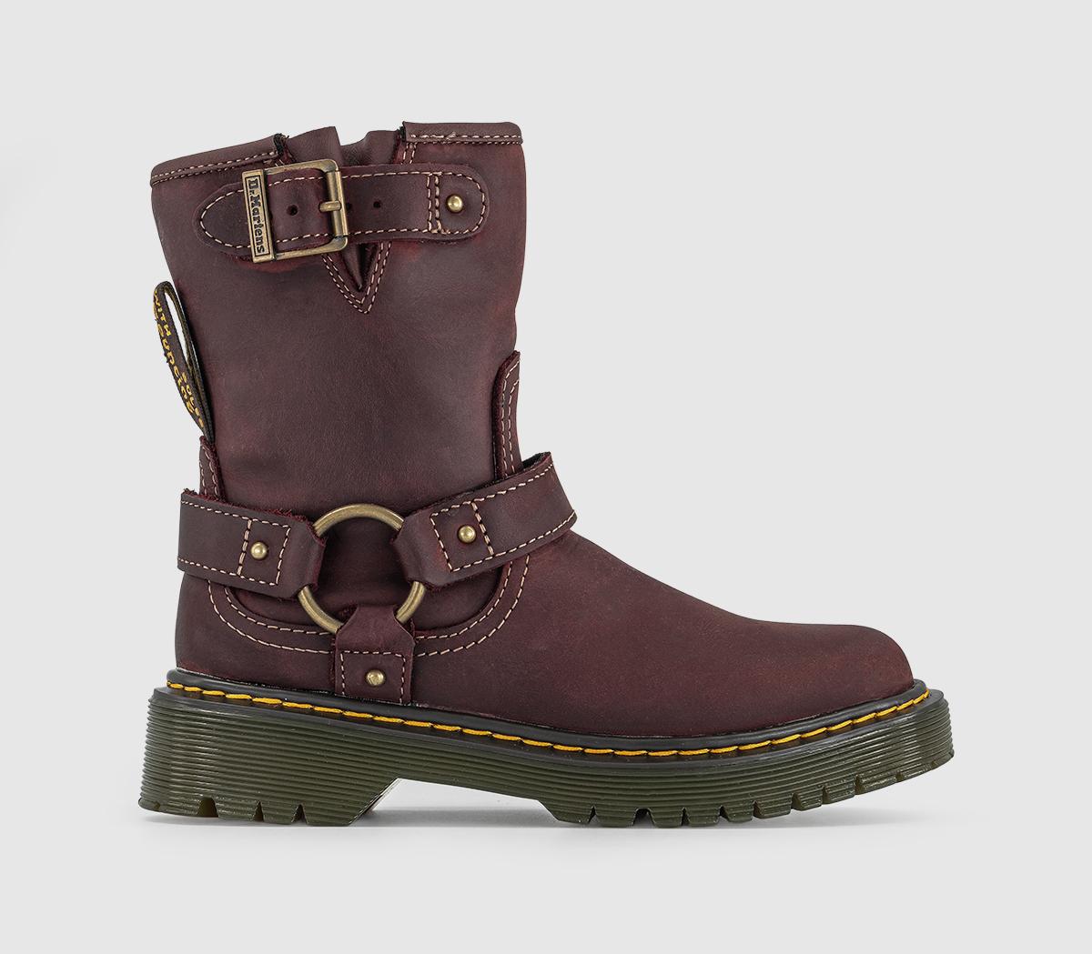 Dr. MartensGenaya Junior BootsDark Brown